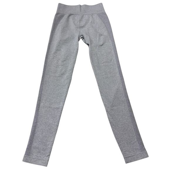 Gymshark Flex High Waisted Leggings Blue Gray Seamless Stretch Sz M Workout Gym - Picture 1 of 4